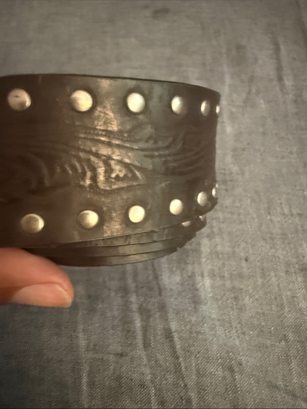 Levi’s Leather Studded Belt - Picture 2 of 6